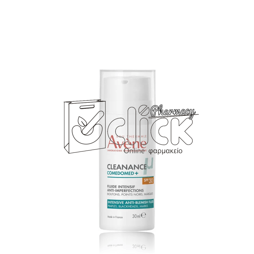 AVENE Cleanance Comedomed+ Fluid SPF30 Εντατική φροντίδα κατά των ατελειών 30ml AVENE Cleanance Comedomed+ Fluid SPF30 Εντατική φροντίδα κατά των ατελειών 30ml