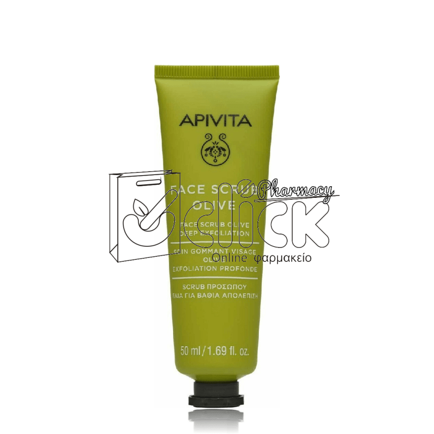 APIVITA Face Scrub Scrub Βαθιάς Απολέπισης με Ελιά 50ml