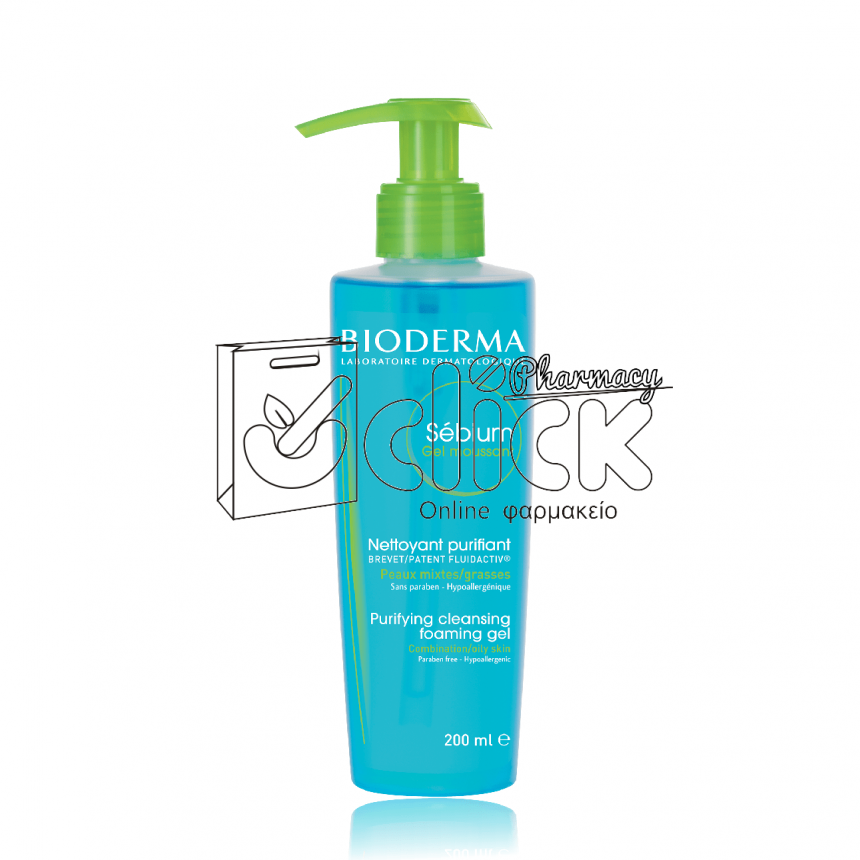 BIODERMA Sebium Gel Moussant 200ml