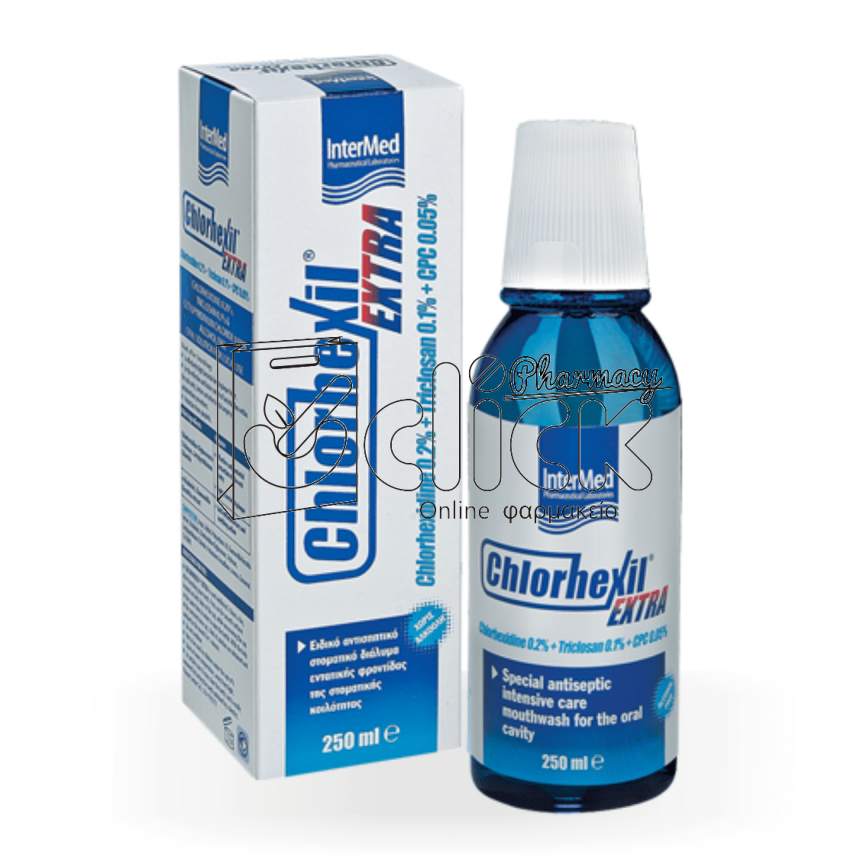 INTERMED Chlorhexil Extra Στοματικό Διάλυμα 250ml