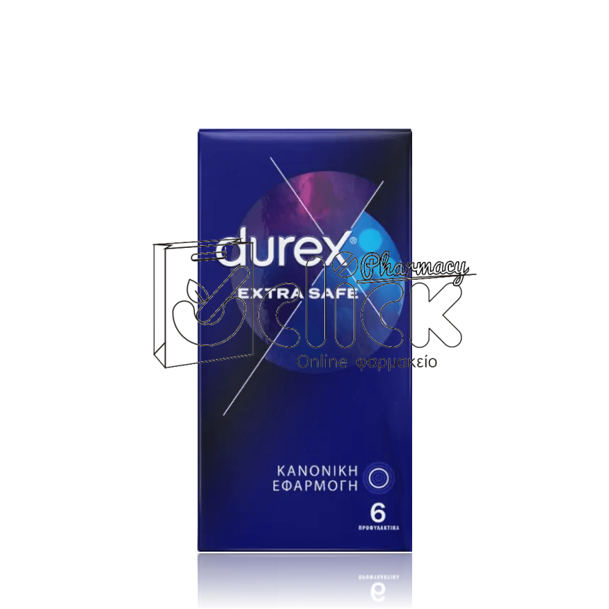 DUREX Extra Safe Προφυλακτικά με Μεγαλύτερο Πάχος 6τμχ