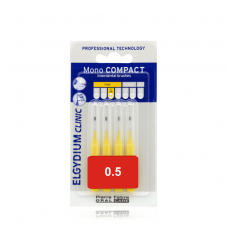 ELGYDIUM MONOCOMPACT 0,5 YELLOW μεσοδόντια βουρτσάκια 4τμχ