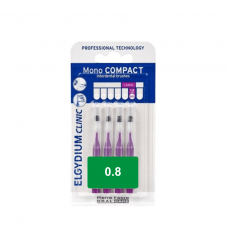 ELGYDIUM MONOCOMPACT 0,8 PURPLE μεσοδόντια βουρτσάκια 4τμχ