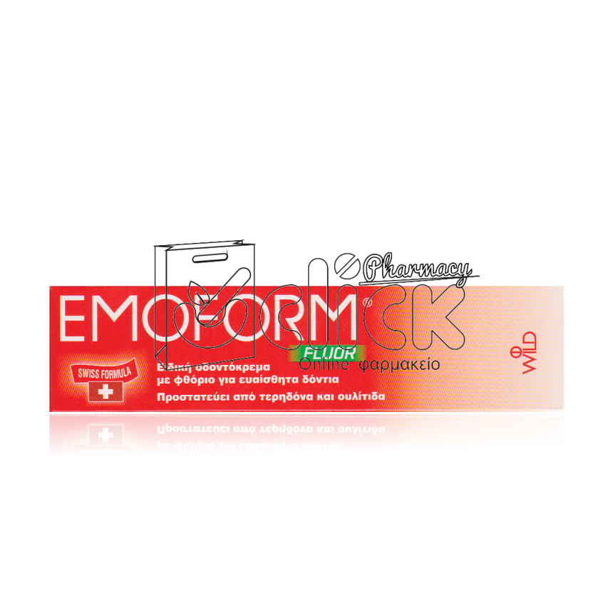 EMOFORM FLUOR οδοντόκρεμα με φθόριο 50ml
