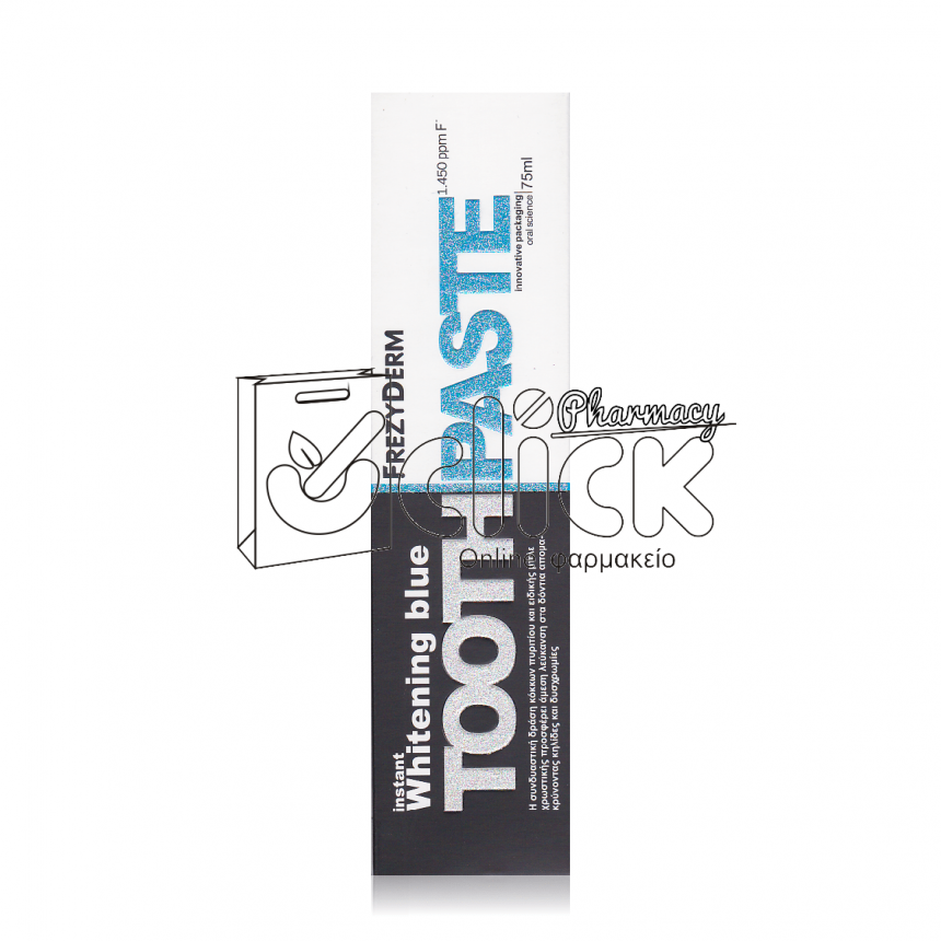 FREZYDERM Οδοντόκρεμα Whitening Blue 75ml
