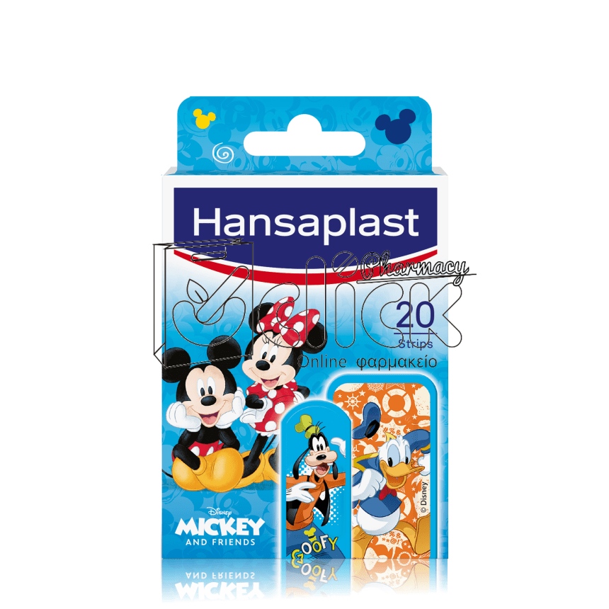 HANSAPLAST Kids Mickey Επιθέματα για Παιδιά 20τμχ