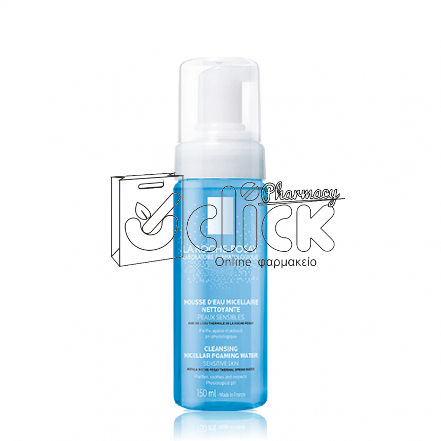 LA ROCHE-POSAY Mousse d' Eau Micellaire Νερό Καθαρισμού Προσώπου 150ml