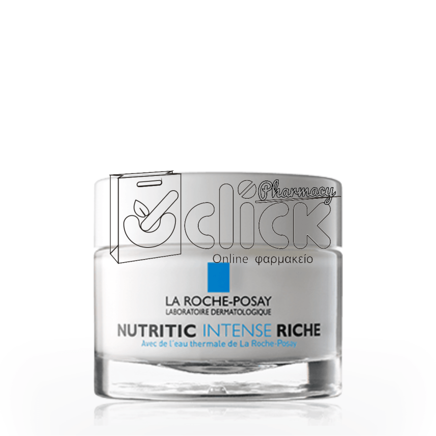 LA ROCHE-POSAY Nutritic Intense Riche Καταπραϋντική Κρέμα Προσώπου 50ml