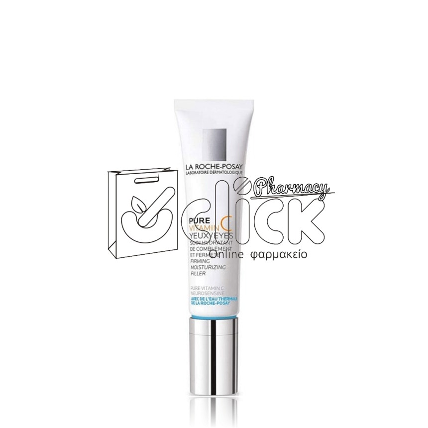 LA ROCHE-POSAY Pure Vitamin C Αντιρυτιδική Κρέμα Ματιών 15ml 