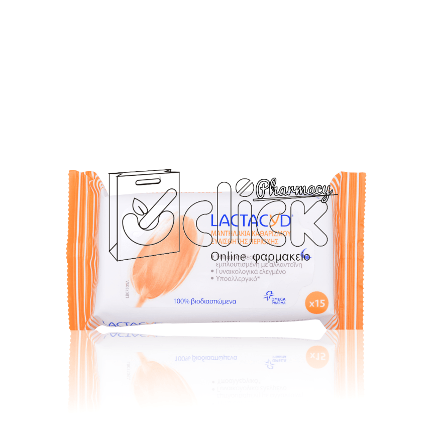 LACTACYD Intimate Wipes 15τμχ