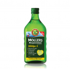 Moller's Παραδοσιακό Μουρουνέλαιο σε Υγρή Μορφή με Γεύση Λεμόνι 250ml