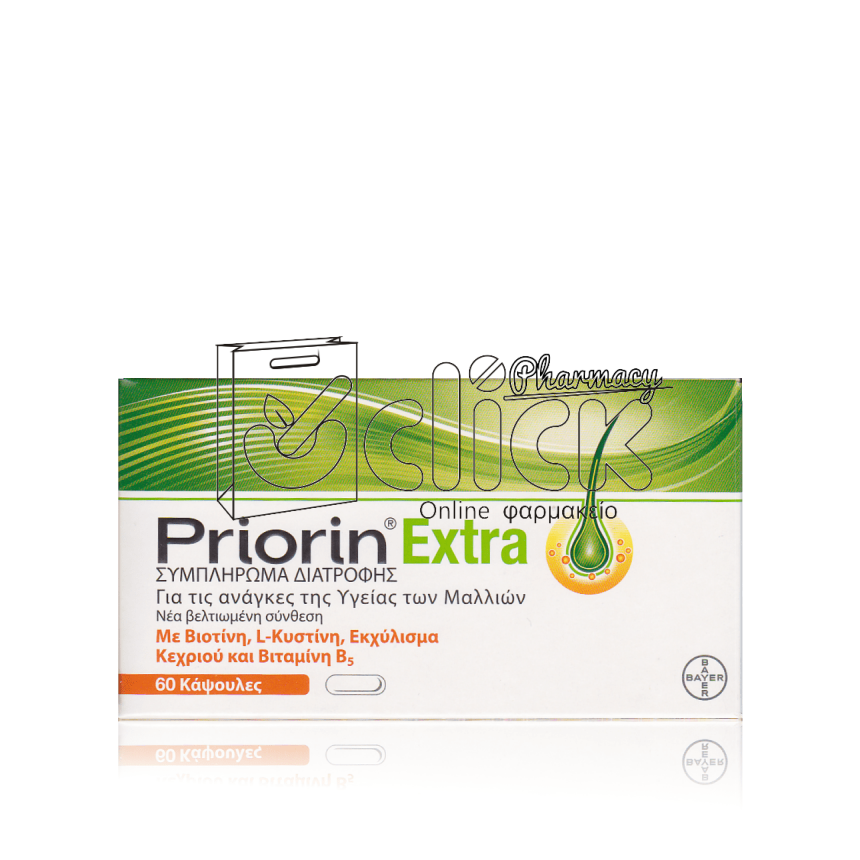 BAYER Priorin Extra 60 κάψουλες