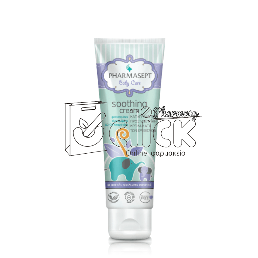 PHARMASEPT Baby Care Soothing Cream Απαλή κρέμα για σώμα και πρόσωπο 150ml