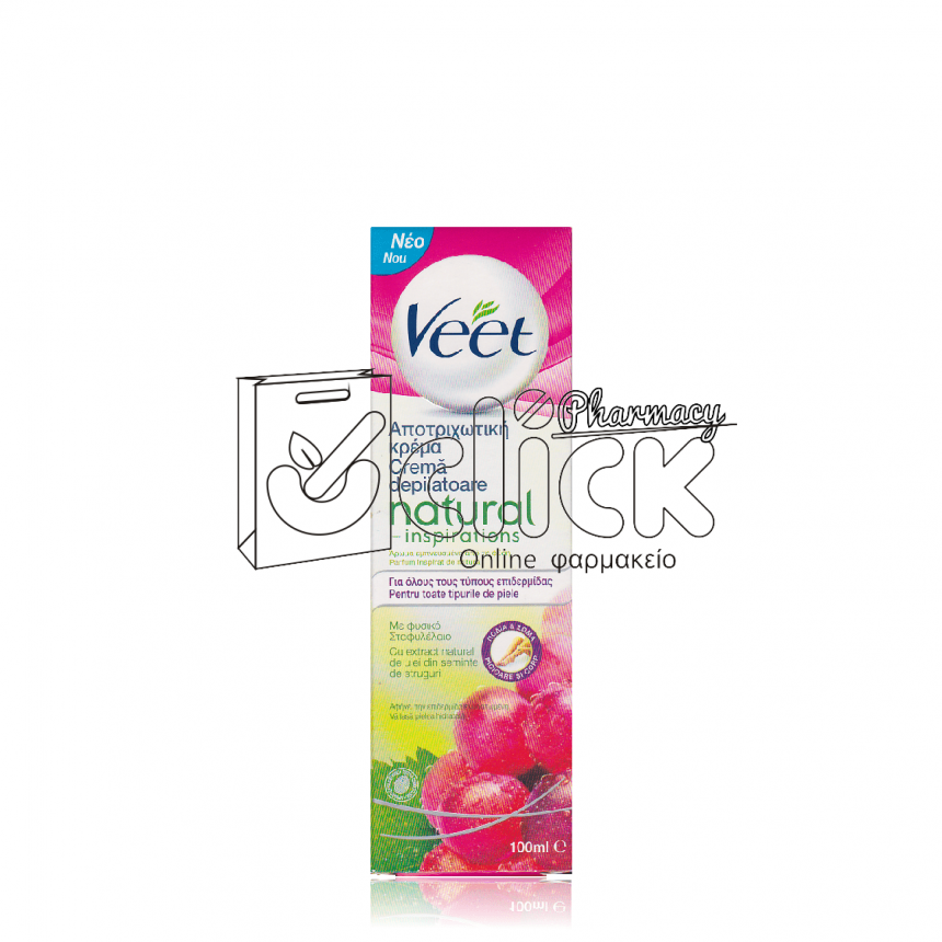 VEET Natural Inspirations Αποτριχωτική κρέμα 100ml 