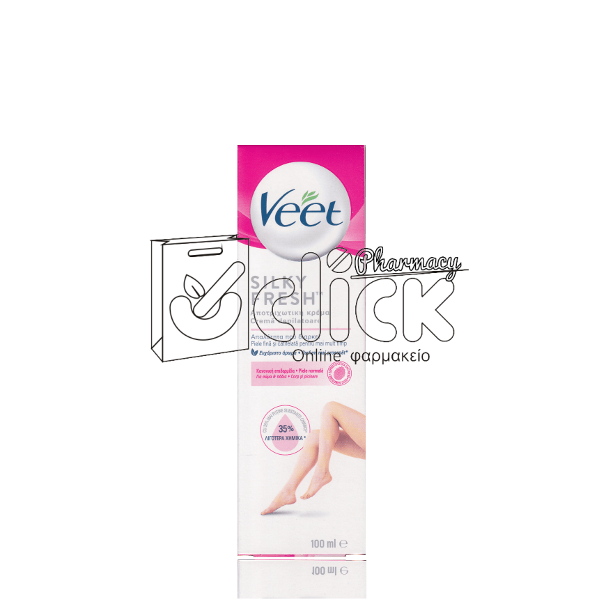 VEET Silk & Fresh Αποτριχωτική κρέμα για κανονικό δέρμα 100ml