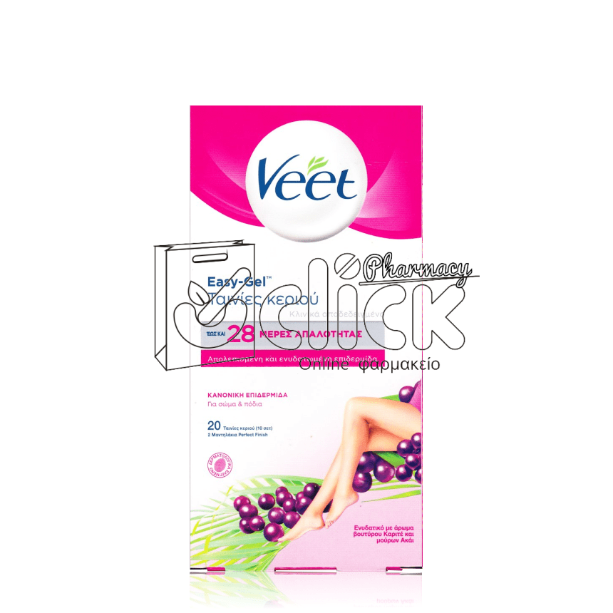 VEET Hair Minimizer Ταινίες αποτρίχωσης για ευαίσθητο δέρμα 20τμχ