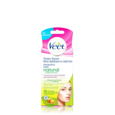 VEET Natural Inspirations Ταινίες αποτρίχωσης για το πρόσωπο 20τμχ