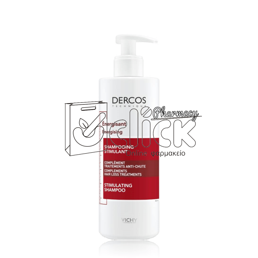 VICHY Dercos Shampoo Energissant Δυναμωτικό σαμπουάν κατά της τριχόπτωσης 400ml 