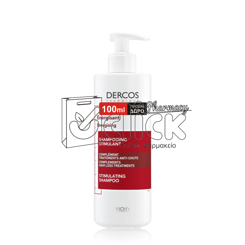 VICHY Dercos Shampoo Energissant Δυναμωτικό σαμπουάν κατά της τριχόπτωσης 400ml 