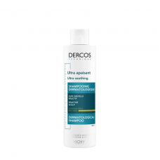 VICHY Dercos Shampoo Ultra soothing dry Σαμπουάν για Ξηρά Μαλλιά με καταπραυντική δράση για ευαίσθητο & αντιδραστικό τριχωτό 200ml