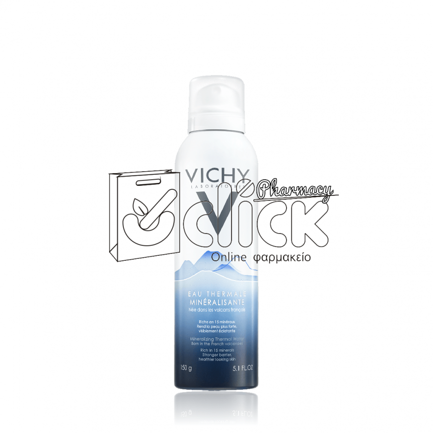 VICHY Eau Thermale Ιαματικό Μεταλλικό Νερό υγείας και ομορφιάς για ευαίσθητες επιδερμίδες 150ml