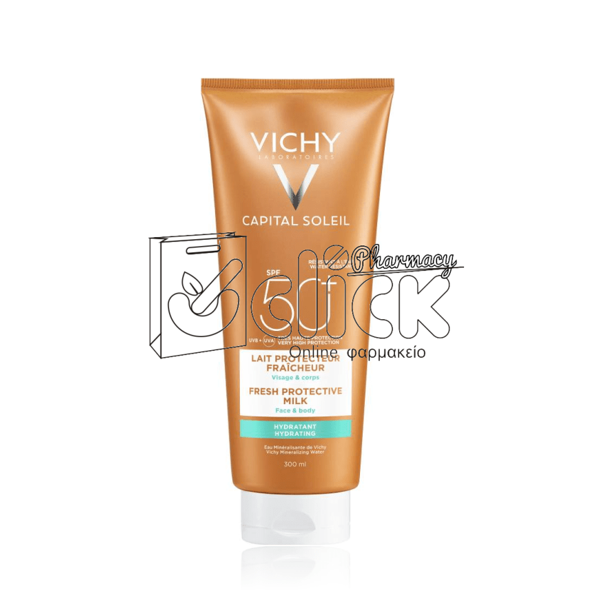 VICHY Capital Soleil Γαλάκτωμα SPF 50+ πρόσωπο και σώμα 300ml