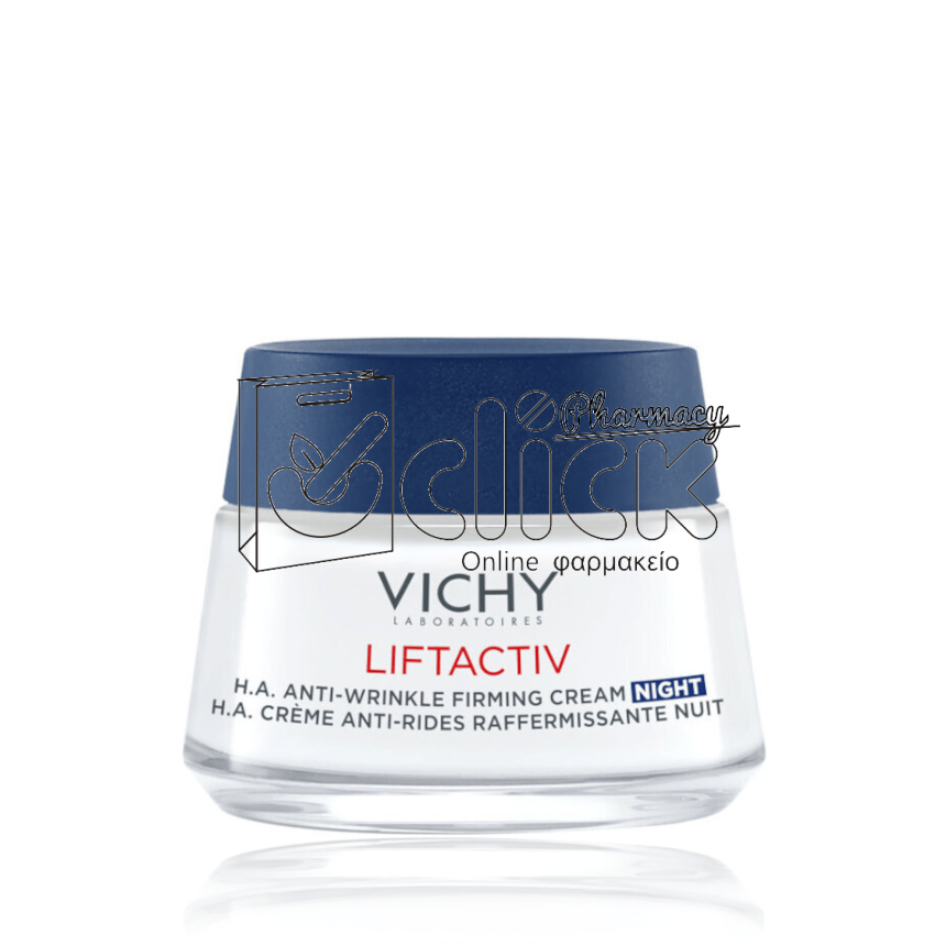 VICHY Liftactiv H.A. Night Derm Source Αντιρυτιδική Κρέμα Νύχτας για Αντιμετώπιση των Ρυτίδων & την Έλλειψη Σφριγηλότητας 50ml