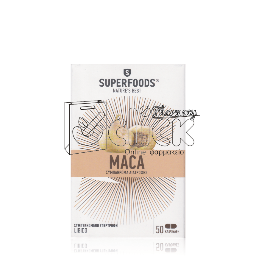 SUPERFOODS Maca X50 κάψουλες