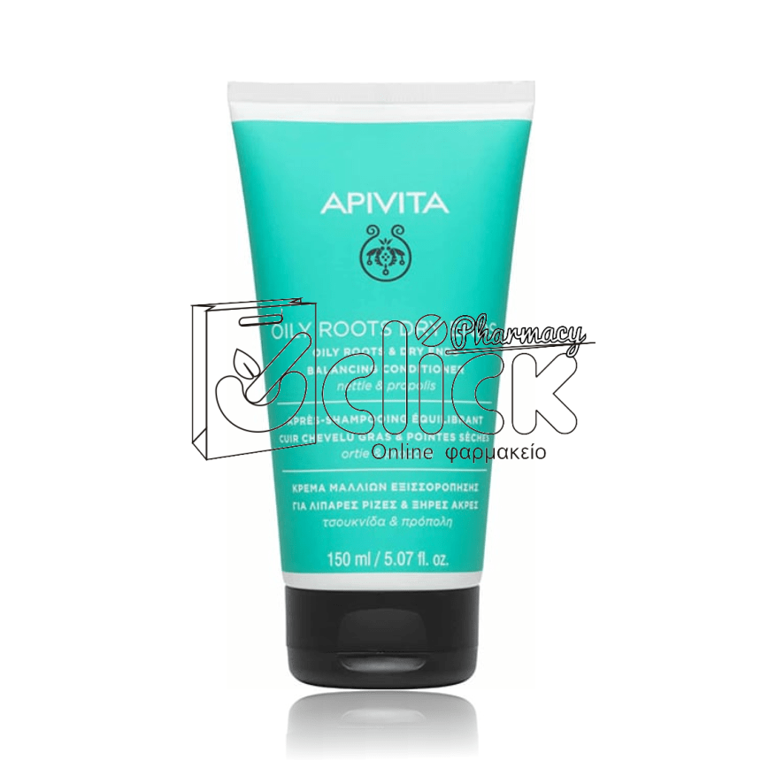 APIVITA BALANCING CONDITIONER Kρέμα Εξισορρόπησης για Μαλλιά με Λιπαρές Ρίζες & Ξηρές Άκρες με Τσουκνίδα & Πρόπολη 150ml