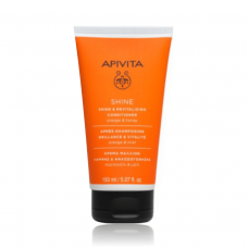 APIVITA SHINE & REVITALIZING CONDITIONER Κρέμα Λάμψης & Αναζωογόνησης για Όλους τους Τύπους Μαλλιών με Πορτοκάλι & Μέλι 150ml