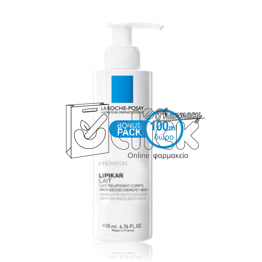 LA ROCHE-POSAY Lipikar Lait Γαλάκτωμα Σώματος 400ml
