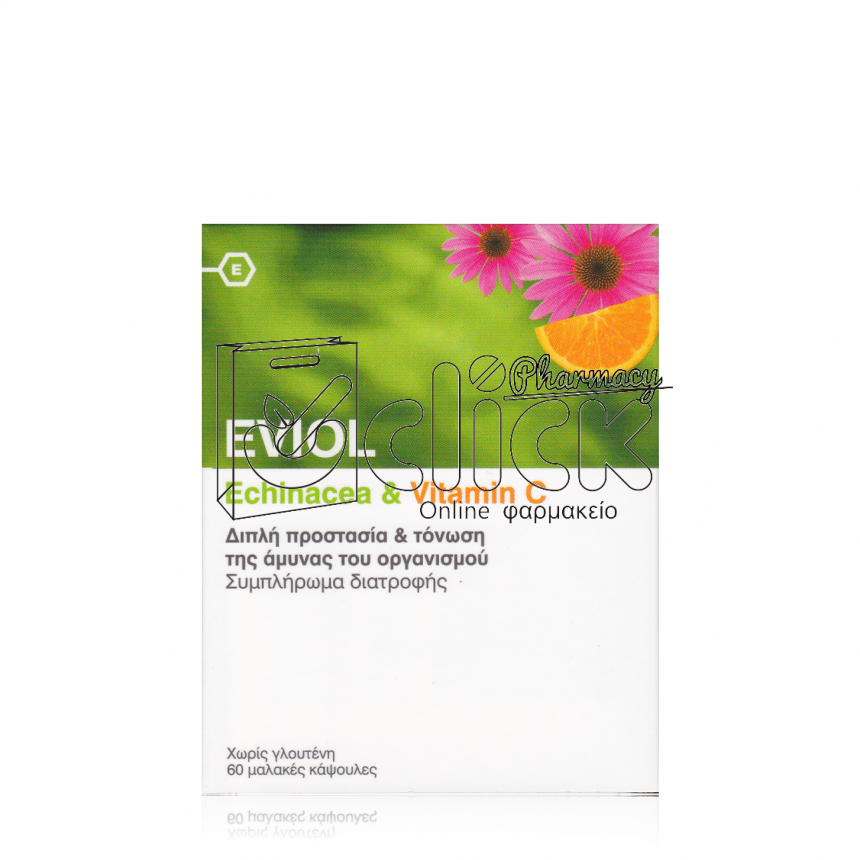 EVIOL Echinacea & Vitamin C x60 μαλακές κα΄ψουλες