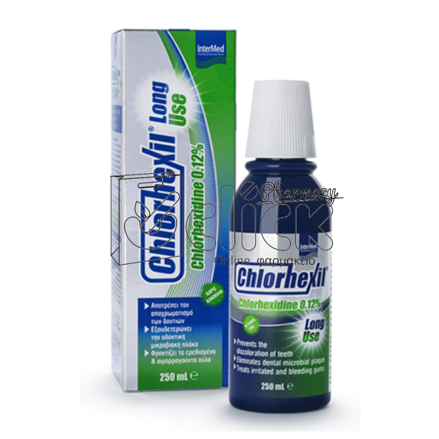 INTERMED Chlorhexil 0,12% Mouthwash Long Use 250ml