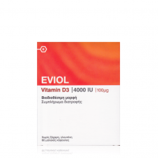 EVIOL Vitamin D3 4000IU x60 μαλακές κάψουλες