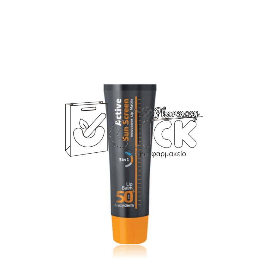 FREZYDERM ACTIVE SUN SCREEN Lip Balm SPF50+ 15ml