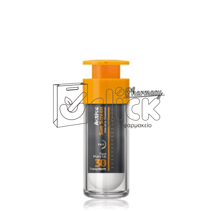 FREZYDERM ACTIVE SUN SCREEN Face Make-Up SPF30 30ml