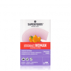 SUPERFOODS Ιπποφαές Woman Ενισχυμένο Συμπλήρωμα Διατροφής για τις Ανάγκες των Γυναικών x30 κάψουλες