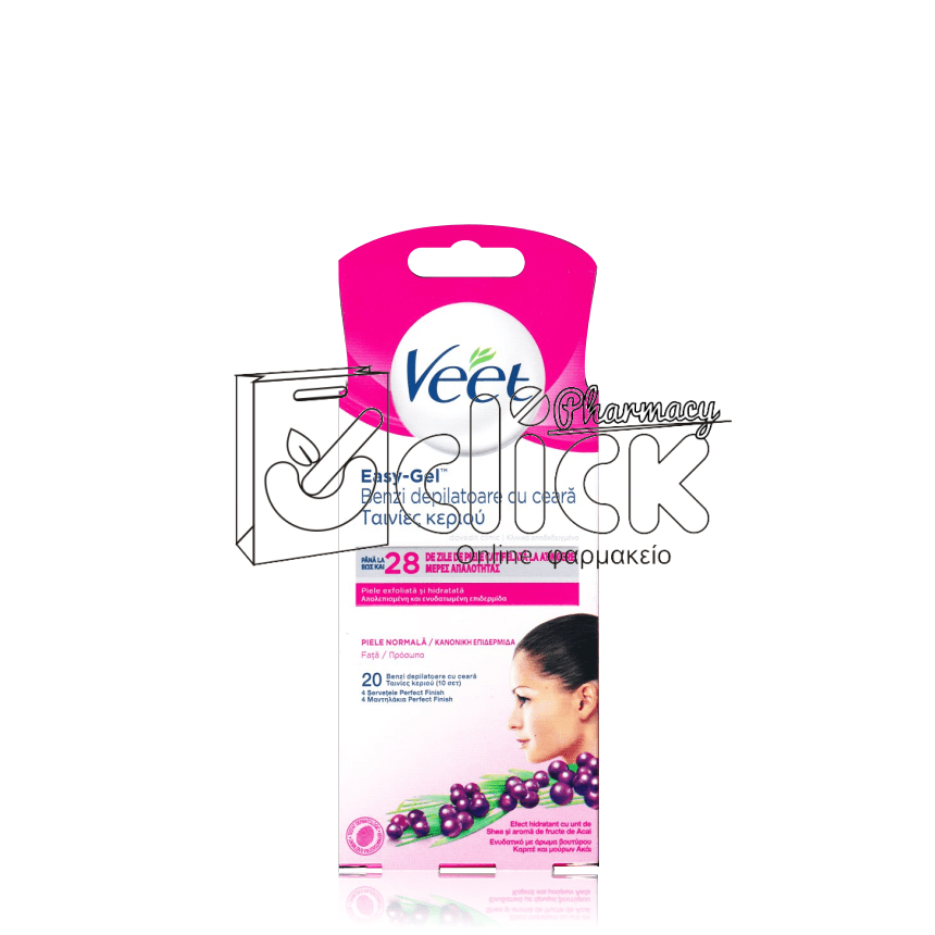 VEET WAX STRIPS FACE X20