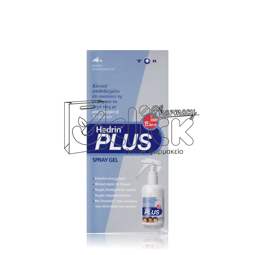 HEDRIN PLUS SPRAY GEL 100ml