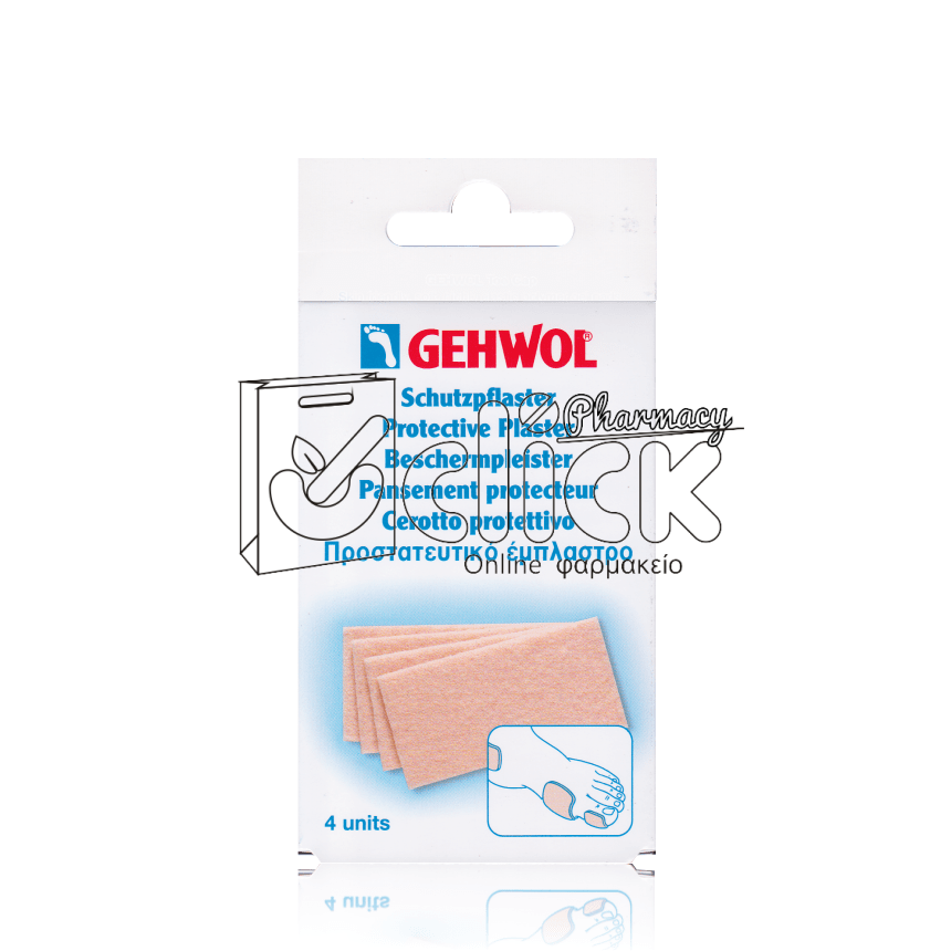 GEHWOL Protective Plaster Thick Προστατευτικό Έμπλαστρο 4 τμχ