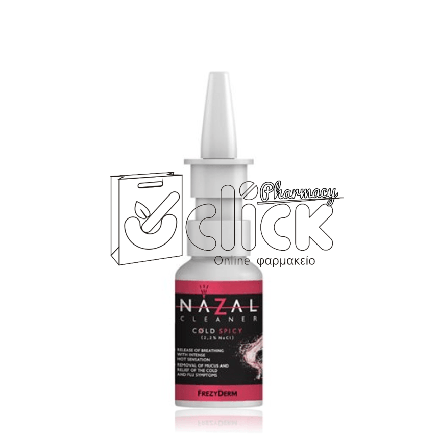 FREZYDERM NAZAL CLEANER COLD SPICY - Έντονο Κρυολόγημα 30ml