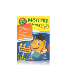 Moller's Ψαράκια - Ζελεδάκια Πορτοκάλι-Λεμόνι X36