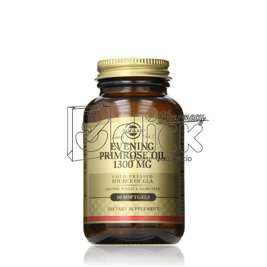 SOLGAR EVENING PRIMROSE OIL Έλαιο Νυχτολούλουδου 1300mg X30