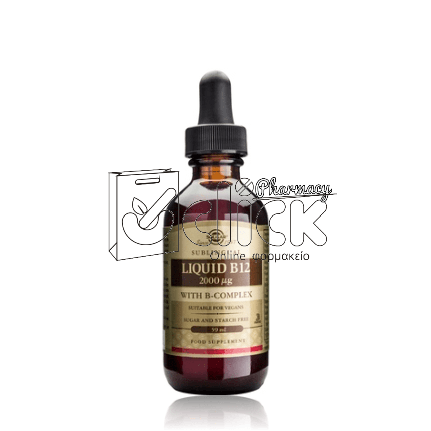 SOLGAR LIQUID B12 2000μg 59ml