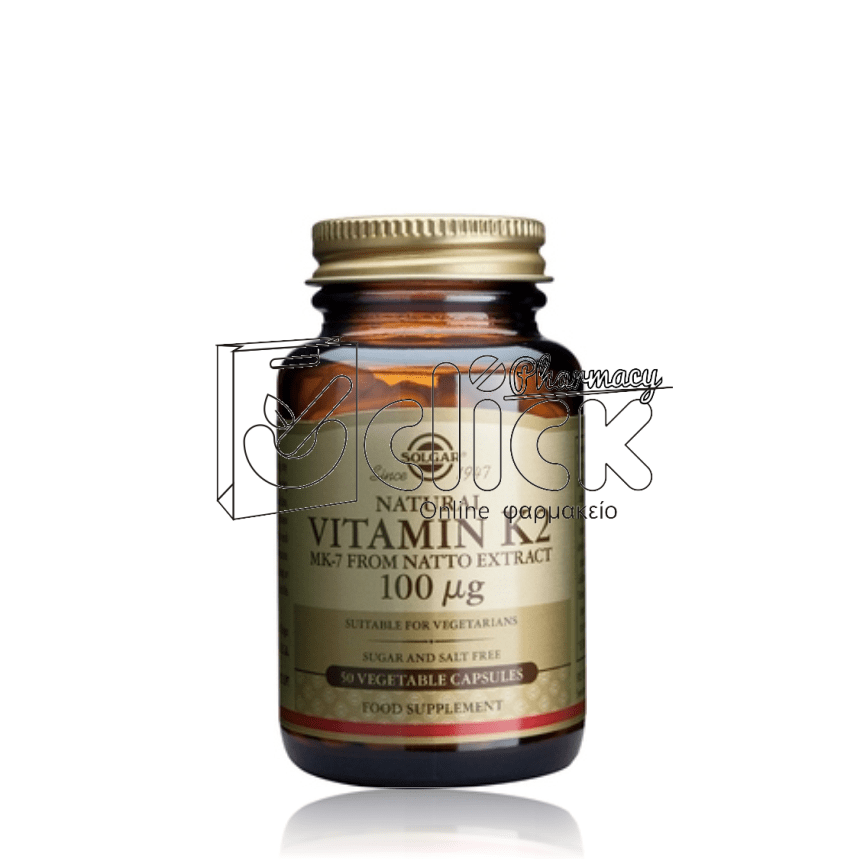 SOLGAR VITAMIN K2 100μg X50