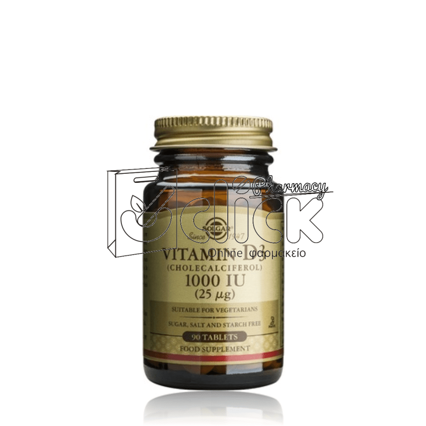 SOLGAR VITAMIN D3 1000IU X90