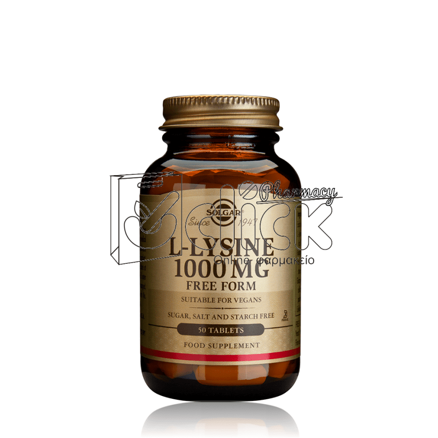 SOLGAR L-LYSINE 1000MG X50
