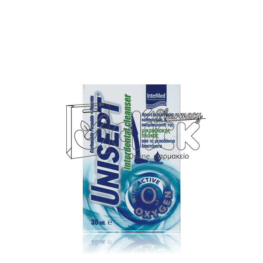 INTERMED Unisept Interdental Cleanser Καθαρισμός και φροντίδα μεσοδόντιων διαστημάτων 30ml