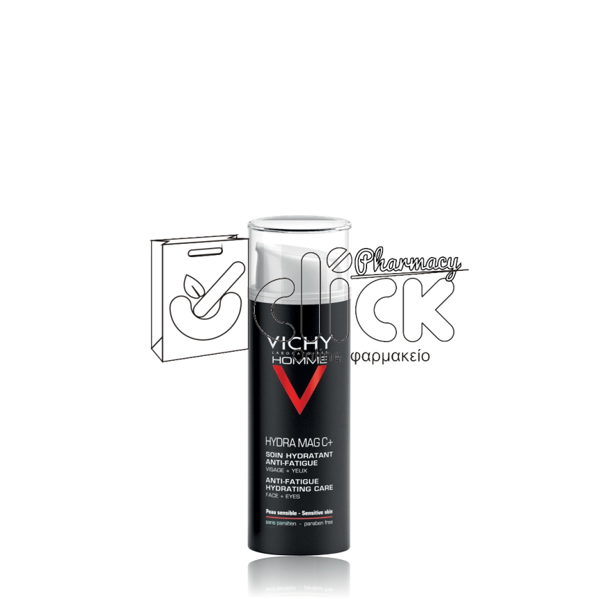 VICHY HOMME HYDRA MAG C+ Ενυδατική Φροντίδα για Τόνωση της Επιδερμίδας 50ml