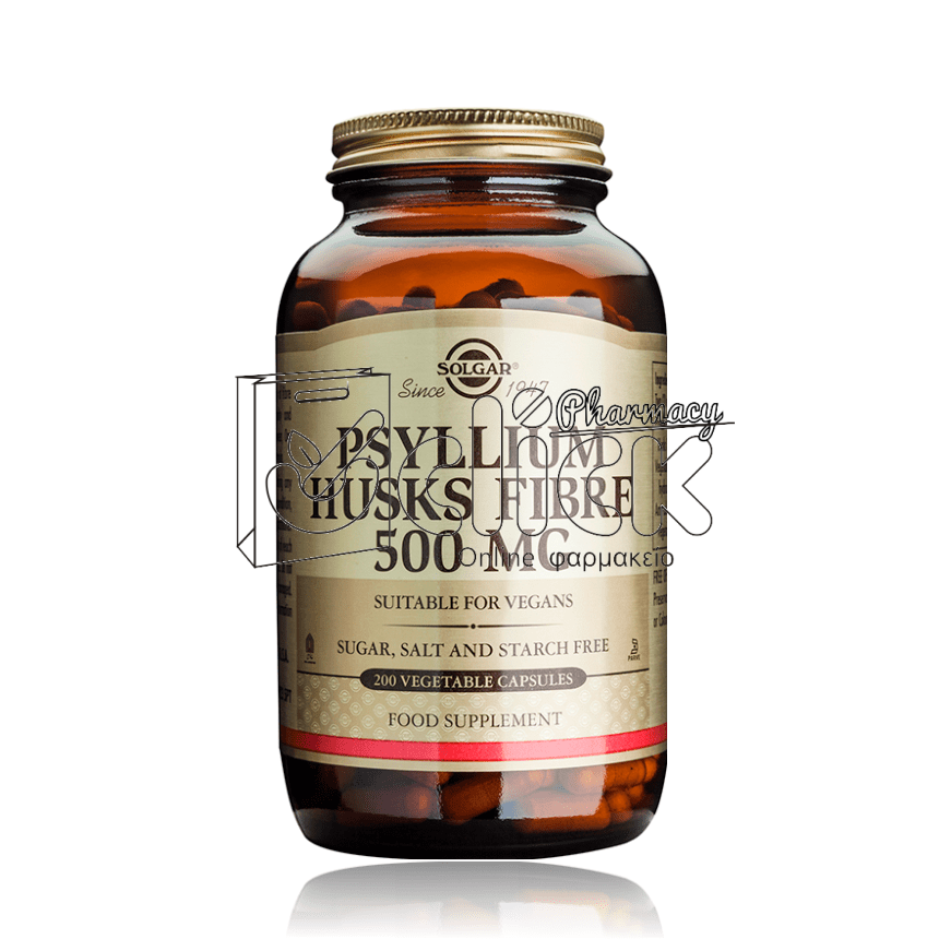 SOLGAR PSYLLIUM HUSKS FIBRE 500MG X200 SOLGAR PSYLLIUM HUSKS FIBRE 500MG X200
